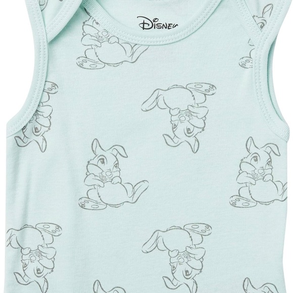 Amazon Disney Bambi🦌Nature Baby👶🏼Girls'👧🏻Sleeveless Onesies Sz Preemie - Picture 8 of 9